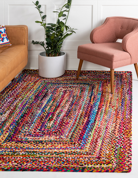 discount carpet online Unique Loom Area Rugs Multi Hand Braided; 10x8