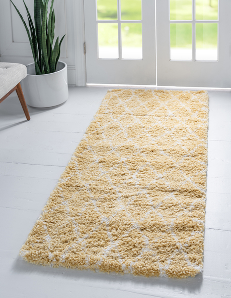 pretty rugs for living room Unique Loom Area Rugs Yellow Machine Made; 6x2