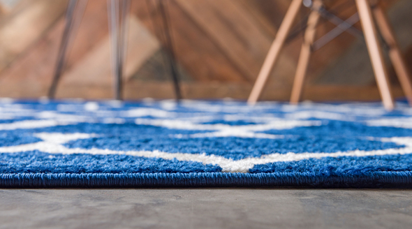white shag carpet Unique Loom Area Rugs Navy Blue Machine Made; 9x6