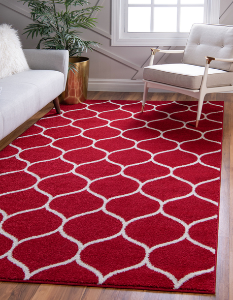 cheap hallway rugs Unique Loom Area Rugs Red Machine Made; 14x10