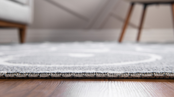 cheap floor rugs Unique Loom Area Rugs Dark Gray/Ivory Machine Made; 10x7