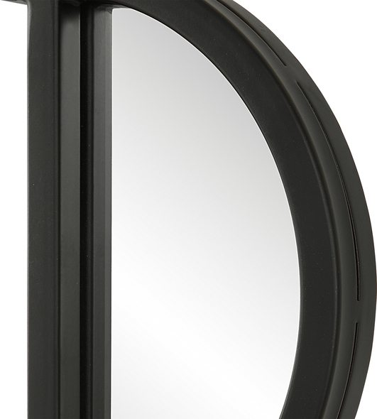 oval standing mirrors Uttermost Mirrored Wall Art Set Of Three Iron Wall Pieces Showcase A Curved Silhouette Finished In Matte Black With Inset Mirrored Accents. May Be Hung Horizontal Or Vertical. Hang Multiple Sets Together To Create A Truly Unique Wall Display.
