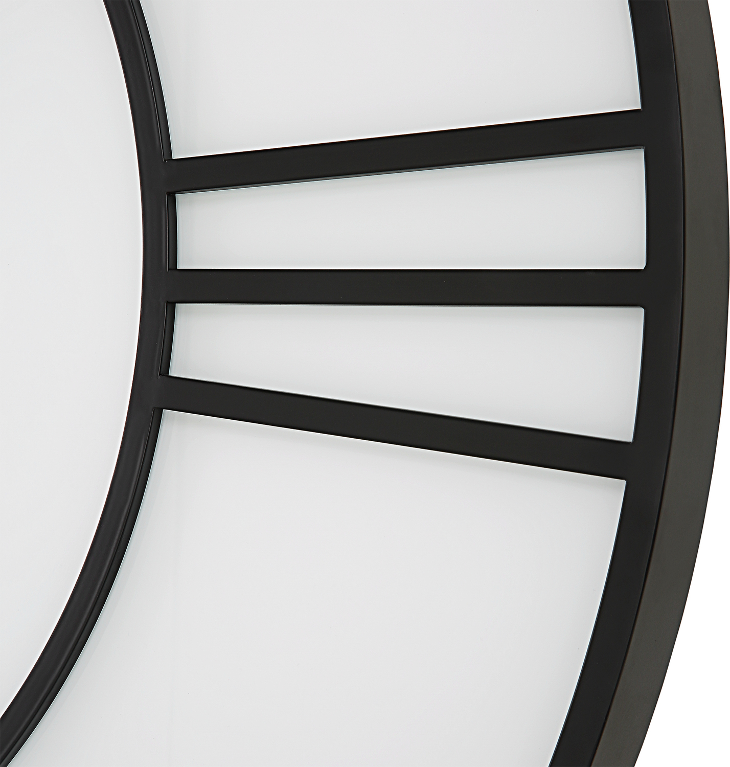 decorative table clocks Uttermost Wall Clocks Modern Style Wall Clock Featuring A Matte Black Frame And A White Glass Face. Quartz Movement Ensures Accurate Timekeeping. Requires One "AA" Battery.
