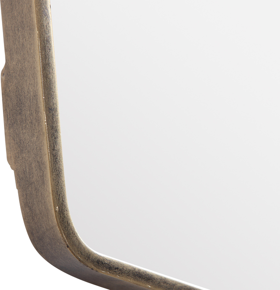 rustic wood mirror bathroom Uttermost Modern Mirror Scandinavian Inspired Mirrors Are Organically Shaped With Petite Metal Frames Finished In Aged Gold. Sizes: S-14"x13", M1- 18"x14", M2- 15"x14", L-20"x12"