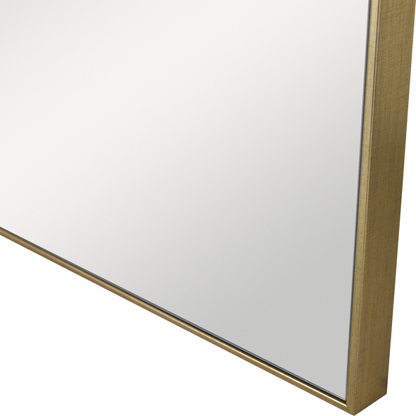 victorian mirror Uttermost Modern Gold Square Mirror Sleek And Sophisticated, This Square Mirror Features A Clean And Simple Frame Finished In Brushed Gold. Perfect For Grouping Multiples Together To Create A Striking Wall Installation.