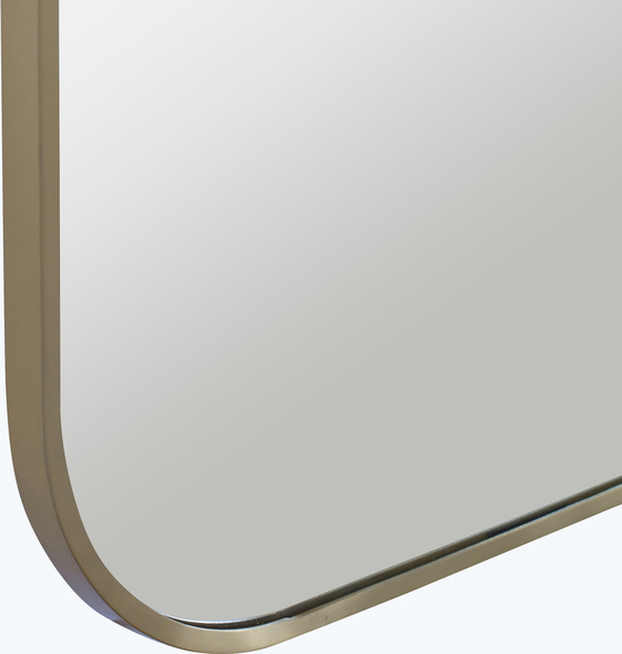 brown decorative mirror Uttermost Plated Brass Mirror Simple Yet Stylish, This Mirror Features A Plated Antique Brass Frame With A Sleek, Contemporary Feel. May Be Hung Horizontal Or Vertical.