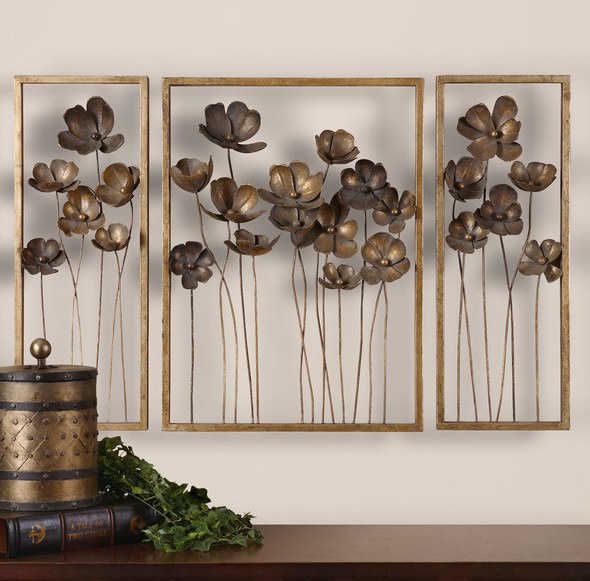long free standing mirror Uttermost Wall Art Antiqued Gold Leaf With A Charcoal Gray Wash. Grace Feyock