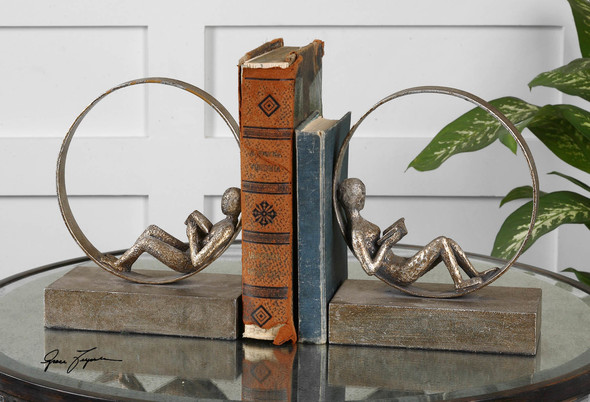 complete shower unit Uttermost Bookends Set Of Two Bookends Finished In An Antiqued Silver Leaf With A Light Gray Glaze. Grace Feyock