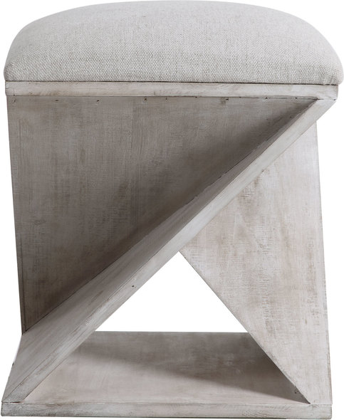 grey accent chair ikea Uttermost  Ottomans & Poufs This Coastal Style Accent Stool Features A Unique Asymmetrical Base In White Washed, Weathered Fir Wood With A Cushioned, Neutral Linen Top Doubling Its Use As A Seat Or A Footrest.