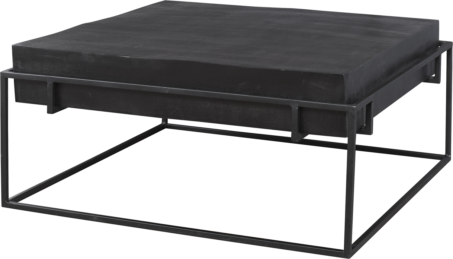 ikea living room coffee table Uttermost Cocktail & Coffee Tables With Modern Minimalist Styling, This Coffee Table Features A Thick Cast Aluminum Top With Natural Texturing Finished In A Dark Oxidized Black, Resting In A Coordinating Aged Black Iron Base.