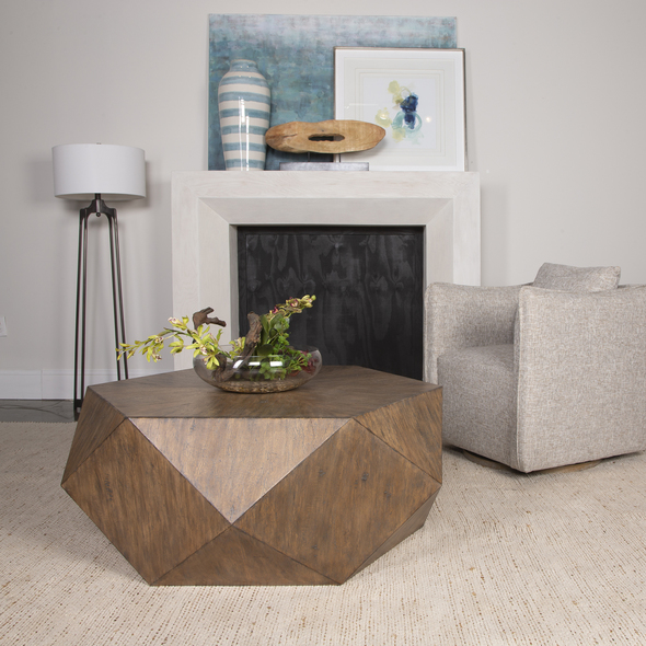 small square coffee table with storage Uttermost Cocktail & Coffee Tables This Unique Geometric Coffee Table Features A Sunburst Top In Mango Veneer Finished In Burnished Honey With A Subtle Light Gray Glazing.