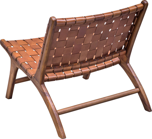 pink velvet lounge chair Uttermost Accent Chairs & Armchairs A Staple Mid-century Modern Design, This Stylish Accent Chair Features A Basket Weave Of Cognac Leather Straps Accented By A Naturally Finished Solid Teak Wood Frame. Seat Height Is 16".