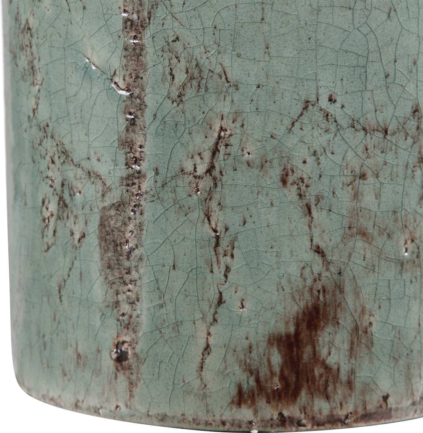 small gold table lamp Uttermost Crackled Aqua Table Lamp Ceramic Table Lamp Finished In A Crackled Aqua Blue Glaze With Dark Rustic Bronze Distressing, Accented With Light Antique Brushed Brass Details.
