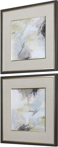 art deco wall sconces Uttermost Framed Prints Wall Art Frame Is Faux Wood Grain Charcoal Colored.  The Inner And Outter Fillets Of The Frame Are Silver Champagne.  Mat Is An Oatmeal Linen, And Print Is Under Glass.