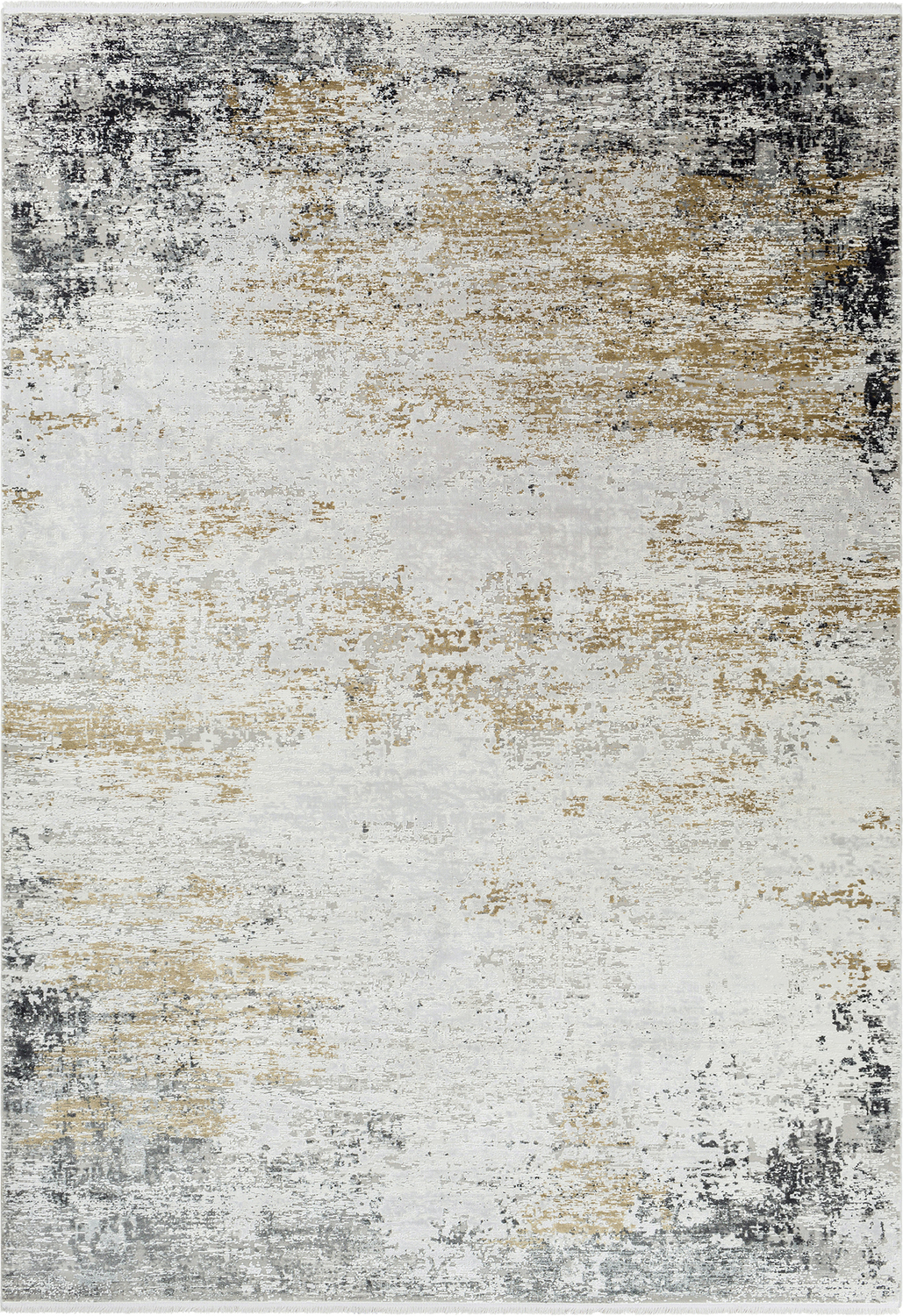 solid color area rugs Uttermost 5 X 7.5 Rug White, Charcoal, Saffron, Gray