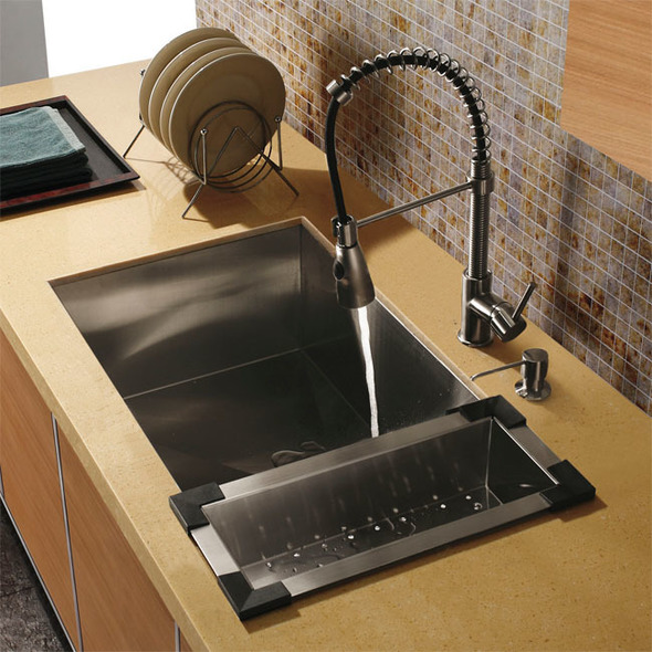  Vigo Pull-Out Kitchen Faucets Kitchen Faucets Stainless Steel
