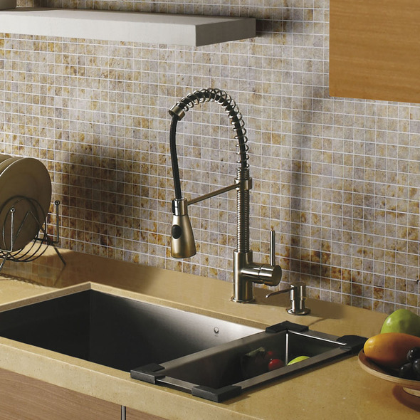 Vigo Pull-Out Kitchen Faucets Kitchen Faucets Stainless Steel