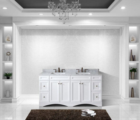 rustic double bathroom vanity Virtu Bathroom Vanity Set Light Transitional
