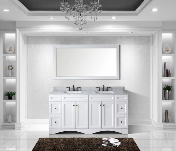 rustic double bathroom vanity Virtu Bathroom Vanity Set Light Transitional