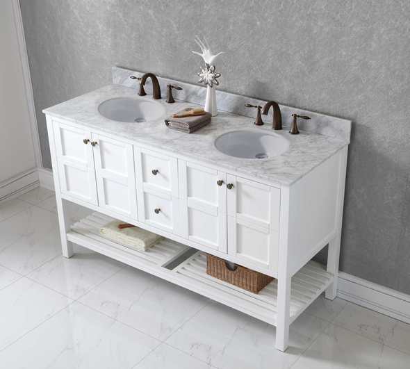 black sink cabinet Virtu Bathroom Vanity Set Light Transitional
