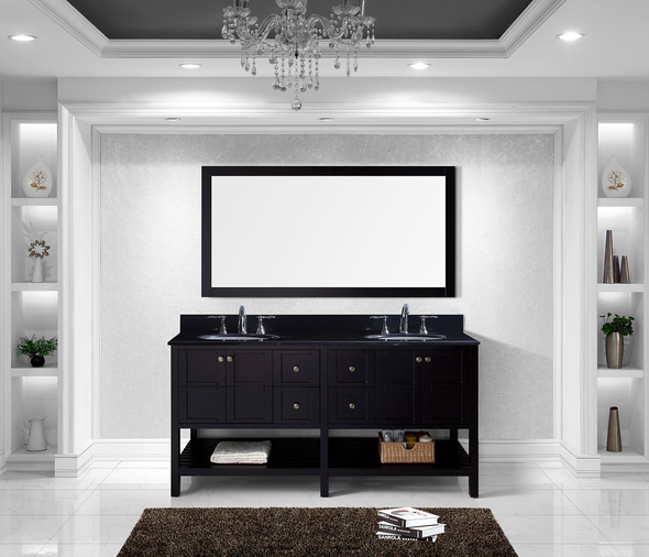 best bathroom cabinets Virtu Bathroom Vanity Set Dark Transitional