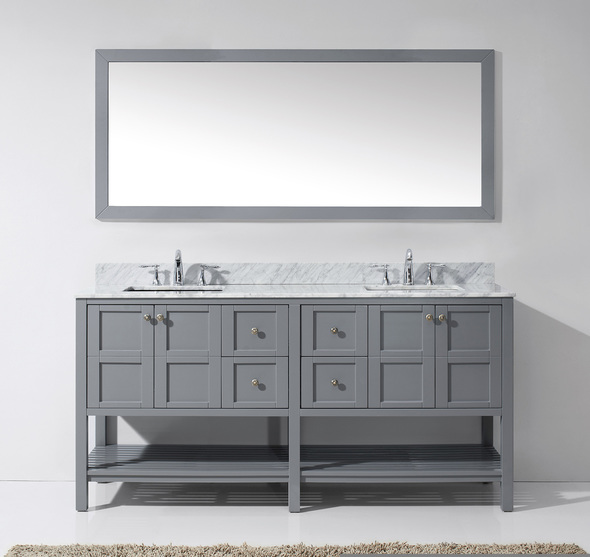 bathroom vanity white oak Virtu Bathroom Vanity Set Medium Transitional