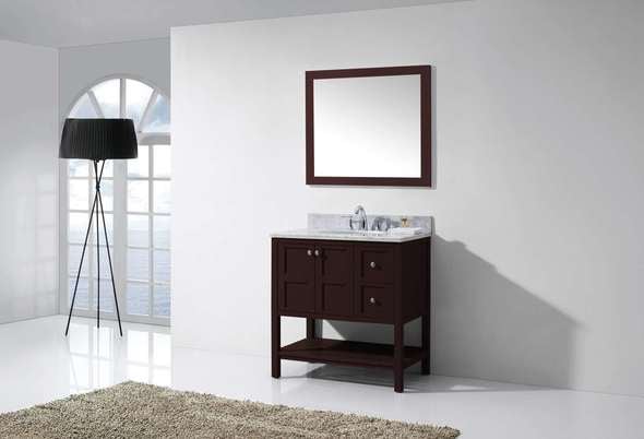 30 vanity base Virtu Bathroom Vanity Set Dark Transitional
