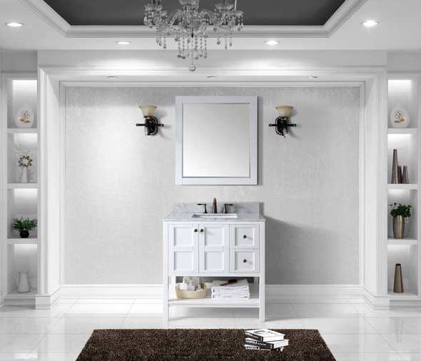 40 bathroom vanity with top Virtu Bathroom Vanity Set Bathroom Vanities Light Transitional