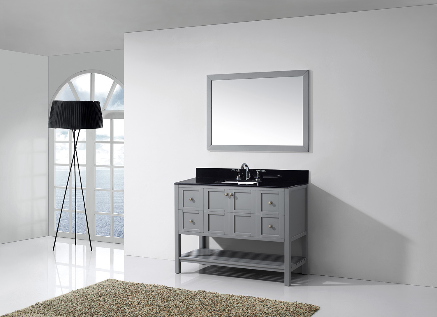 70 vanity Virtu Bathroom Vanity Set Medium Transitional