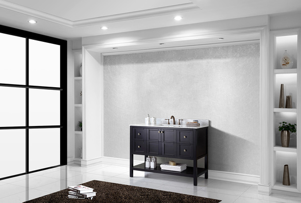 best quality vanities Virtu Bathroom Vanity Set Dark Transitional