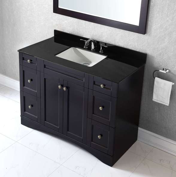 antique sink cabinet Virtu Bathroom Vanity Set Dark Transitional