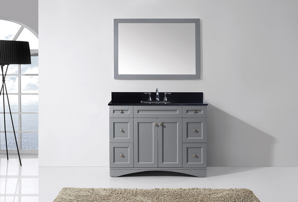 rustic wood bathroom cabinet Virtu Bathroom Vanity Set Medium Transitional
