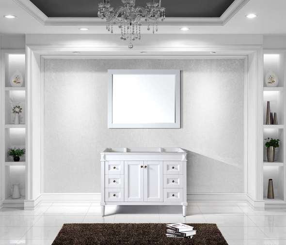 60 inch vanities Virtu Bathroom Vanity Cabinet Light Transitional