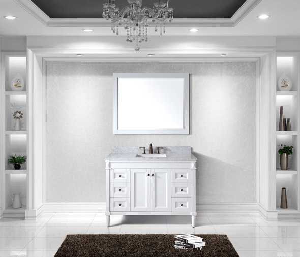 bathroom vanity unit and sink Virtu Bathroom Vanity Set Light Transitional