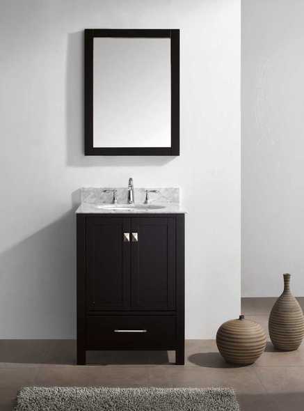 modern vanity set Virtu Bathroom Vanity Set Dark Transitional