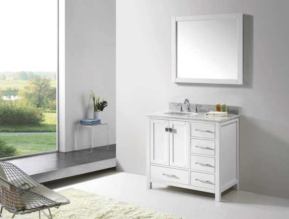 bathroom vanity with sink single Virtu Bathroom Vanity Set Bathroom Vanities Light Transitional