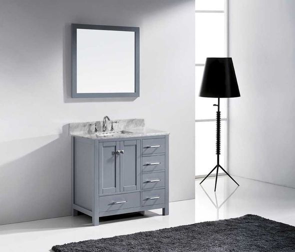 black bathroom vanity set Virtu Bathroom Vanity Set Medium Transitional