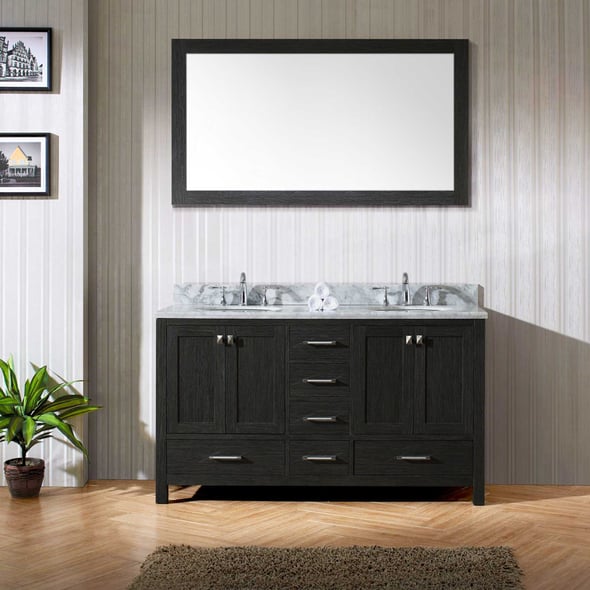 vanity unit set Virtu Bathroom Vanity Set Dark Transitional