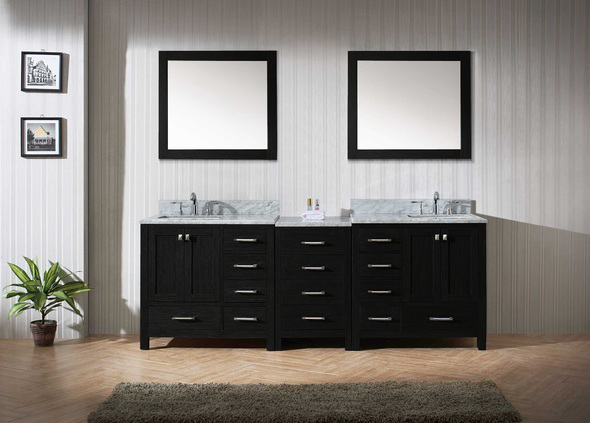modern bathroom vanity set Virtu Bathroom Vanity Set Bathroom Vanities Dark Transitional