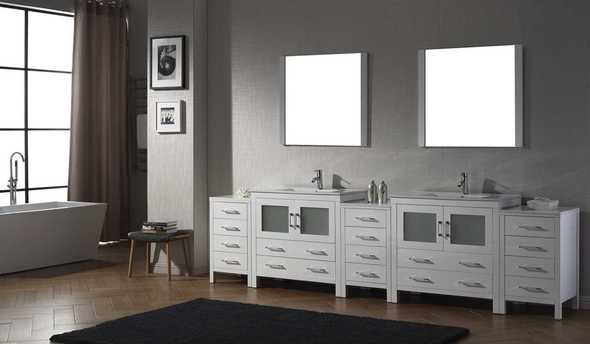 modern bathroom vanity set Virtu Bathroom Vanity Set Light Modern