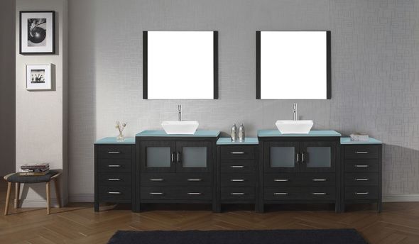 modern bathroom vanity designs Virtu Bathroom Vanity Set Dark Modern