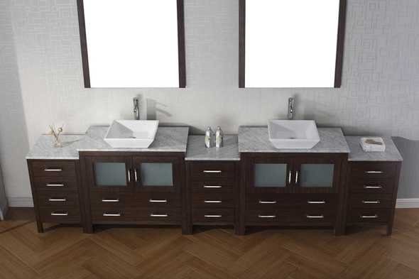 oak bathroom cabinets Virtu Bathroom Vanity Set Dark Modern