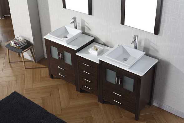 small toilet basin unit Virtu Bathroom Vanity Set Dark Modern