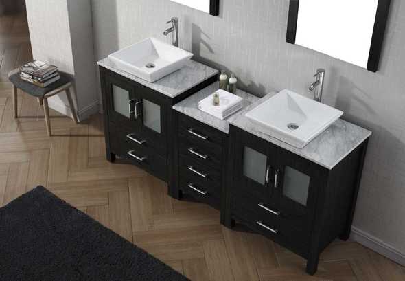 small basin unit Virtu Bathroom Vanity Set Bathroom Vanities Dark Modern