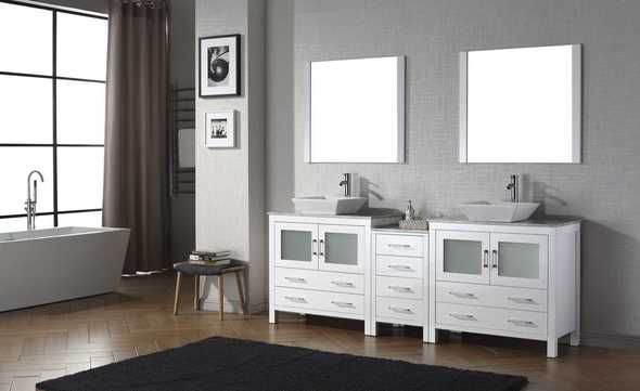 quality vanity units Virtu Bathroom Vanity Set Light Modern