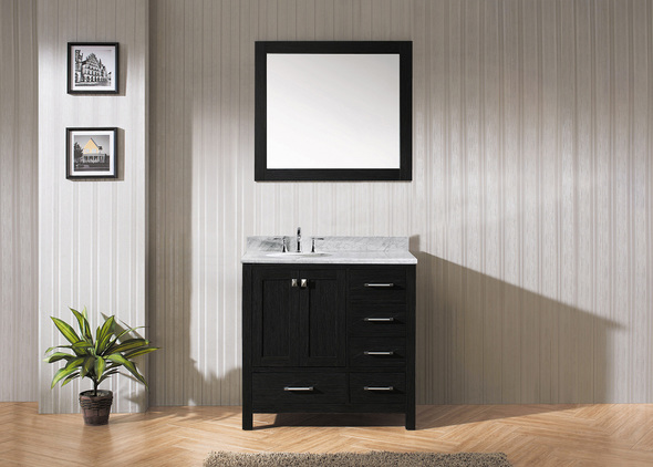 bathroom vanities with sinks included Virtu Bathroom Vanity Set Bathroom Vanities Dark Transitional
