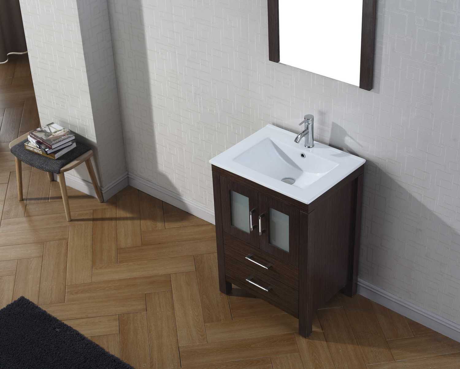 30 vanity with drawers Virtu Bathroom Vanity Set Dark Modern