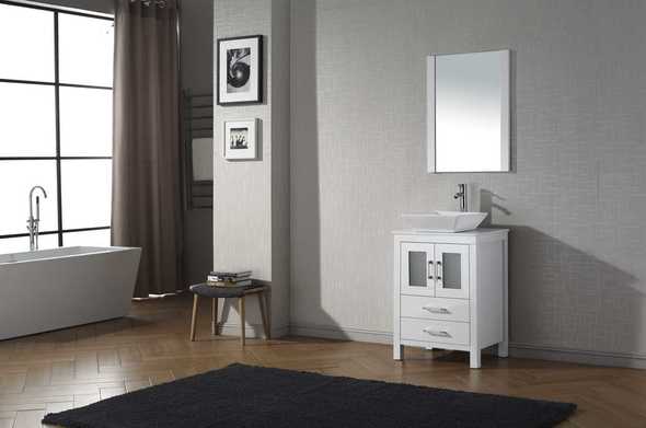 vanity for washroom Virtu Bathroom Vanity Set Light Modern
