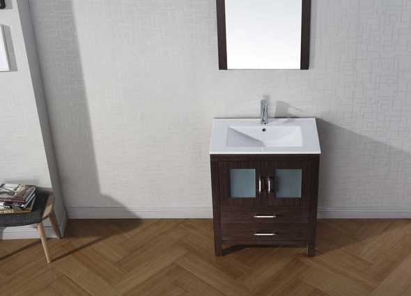 60 inch bathroom cabinet Virtu Bathroom Vanity Set Dark Modern