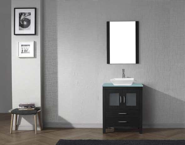 small vanity designs Virtu Bathroom Vanity Set Dark Modern